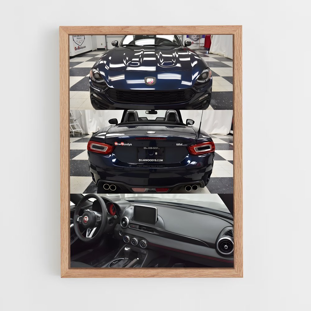 Poster spider abarth – affiche Fiat (vue 4)